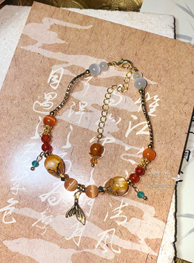 原创手作祁煜画琳琅印象异域风情敦煌配色二次元周边手链恋yu深空