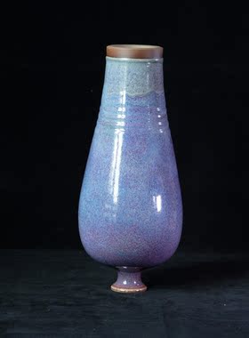 钧彩时光馆藏钧瓷《梅瓶》国工大师刘富安遗作文化艺术品投资收藏
