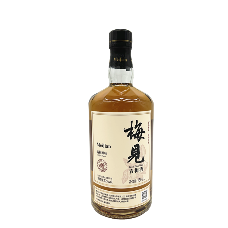 白梅见青梅酒12度750ml*6瓶整箱装普宁青梅果酒梅子酒低度微醺酒 - 图1