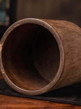 明代黄花梨笔筒古董收藏真品拍卖