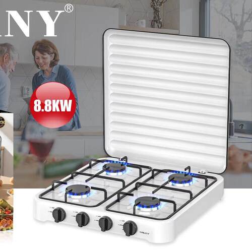 跨境SOKANY6004燃气炉家用厨房4灶头8.8KW气炉旋钮调节GAS STOVE - 图1