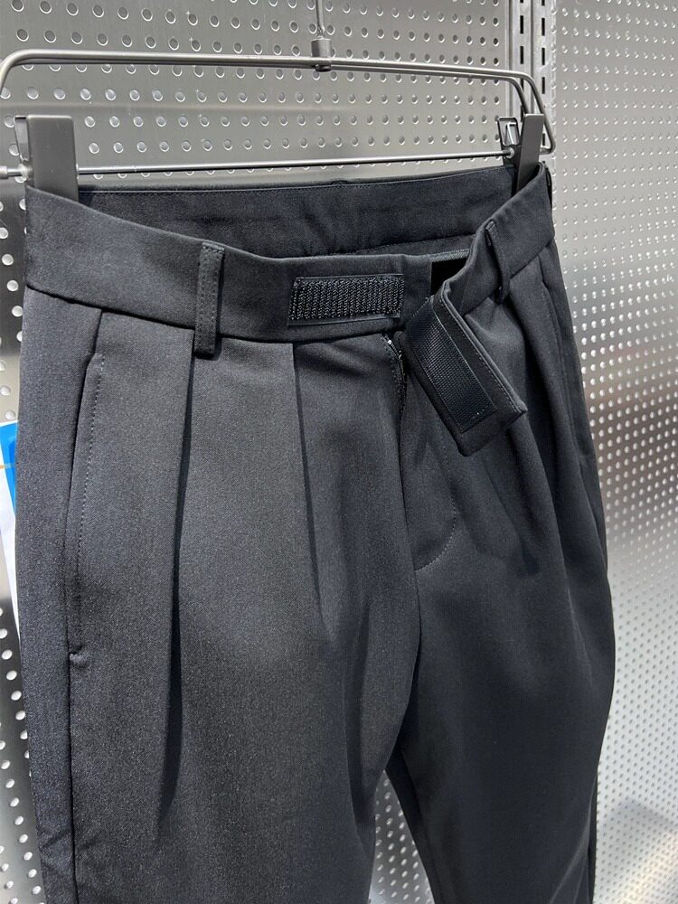 魔术贴束脚裤男秋冬九分休闲西裤搭配马丁靴的裤子潮牌痞帅哈伦裤,淘宝优惠券,粉丝福利购,淘宝优惠卷