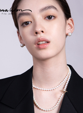 丹麦独立设计师品牌风珍珠项链
