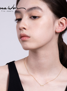 WanaWon培育钻石蝴蝶结项链