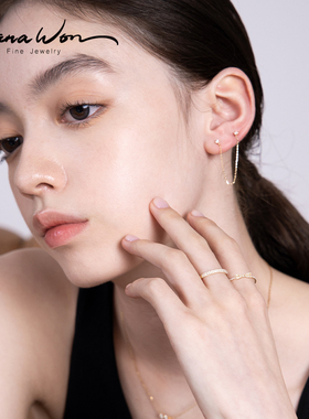 WanaWon甜美蝴蝶结培育钻石戒指