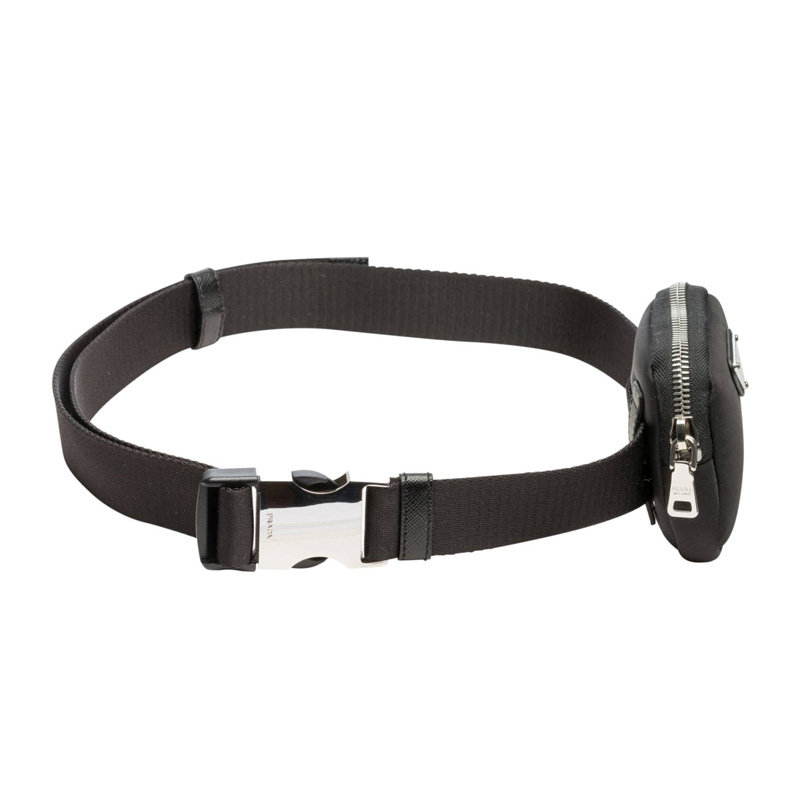 prada /普拉达女士黑色经典到腰带 奢批海外女士包袋