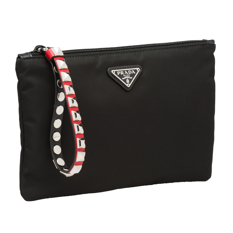 prada /普拉达新款女士黑色钱包 奢批海外女士包袋