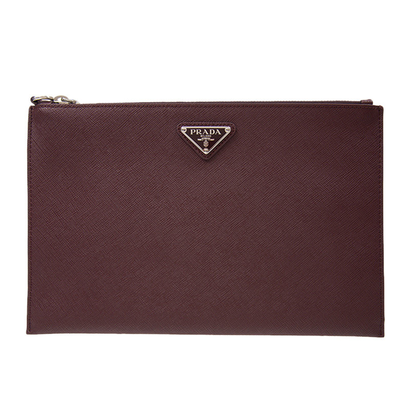 prada /普拉达男士logo奢侈公文包 奢批海外男士包袋