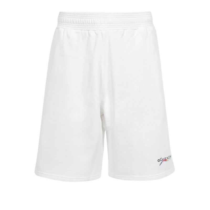 givenchy /纪梵希男装白色棉质短裤 奢批海外休闲裤