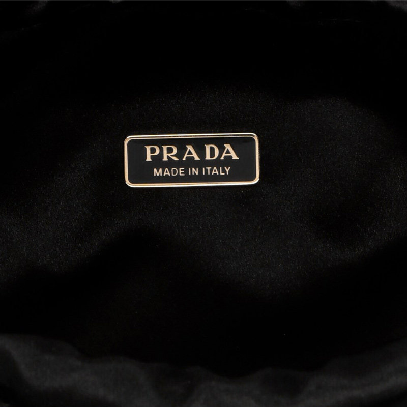 prada /普拉达女士黑色流苏小包包 奢批海外女士包袋