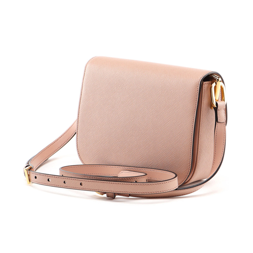 prada红色皮女士斜挎包 奢批海外女士包袋