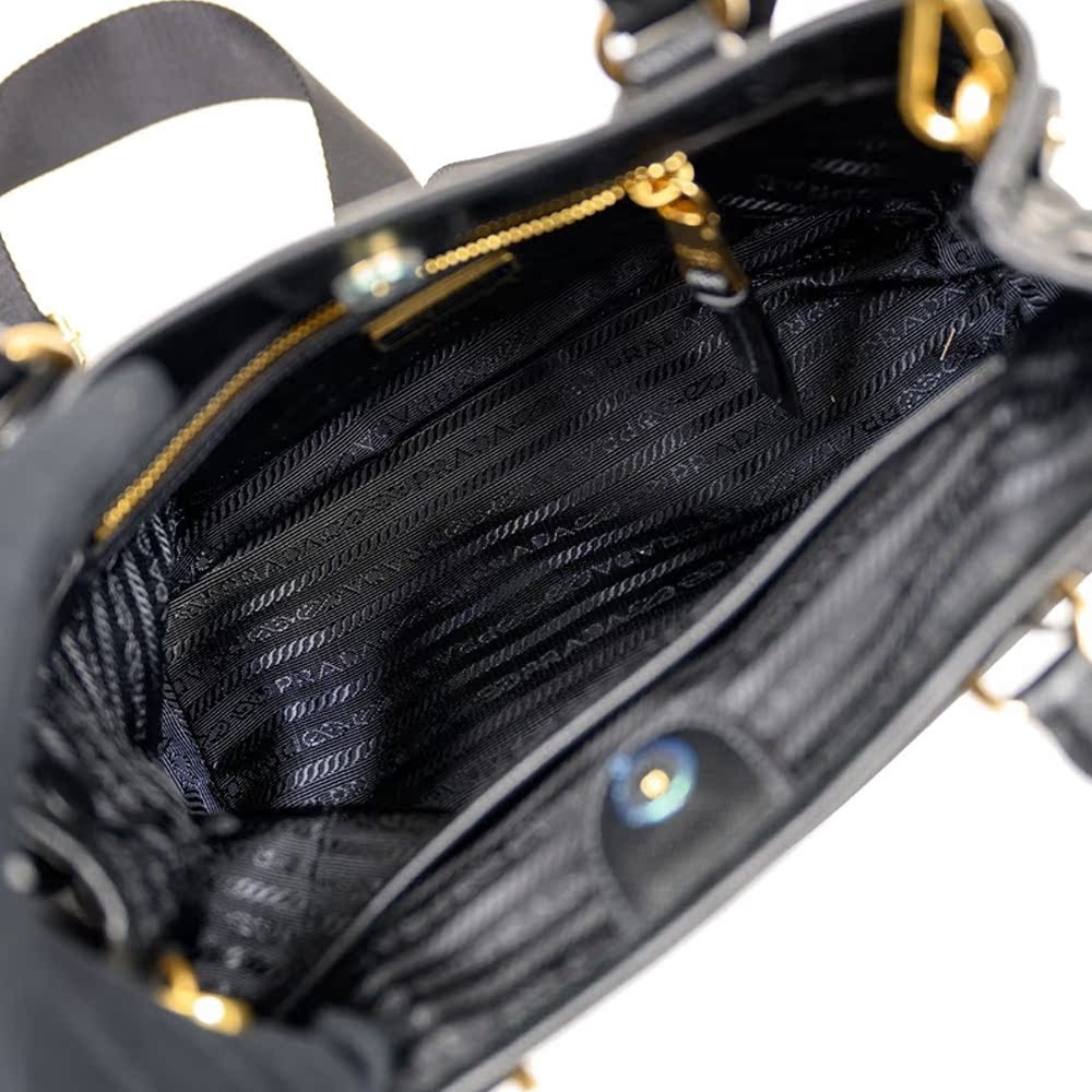 prada女士黑色手提包 奢批海外女士包袋