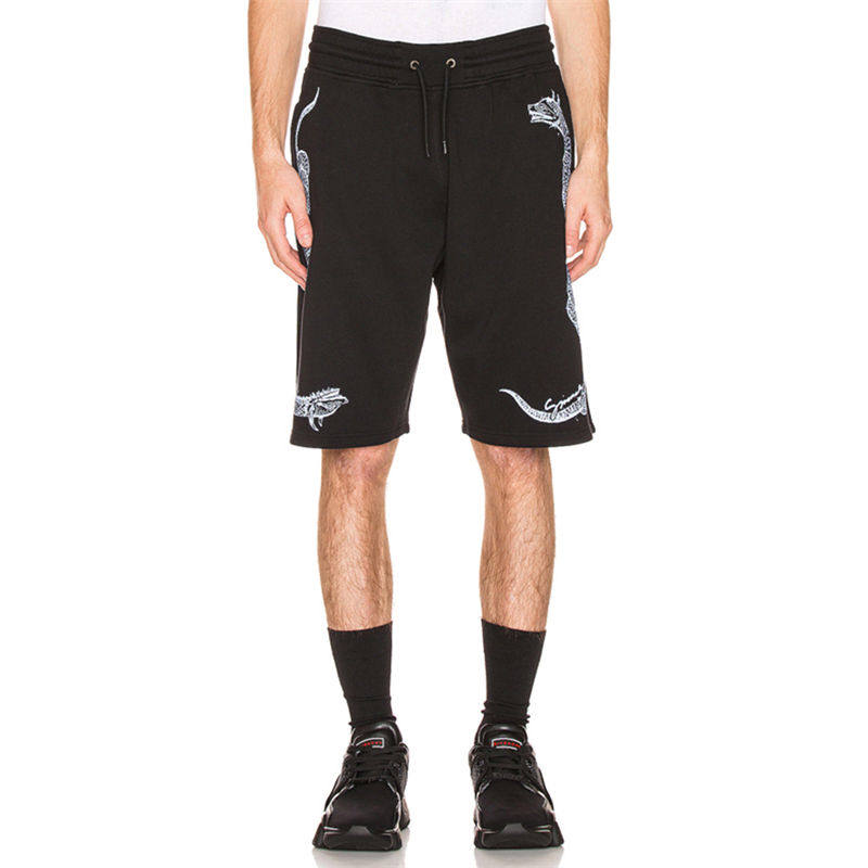 givenchy男士黑色蛇纹短裤 奢批海外休闲裤