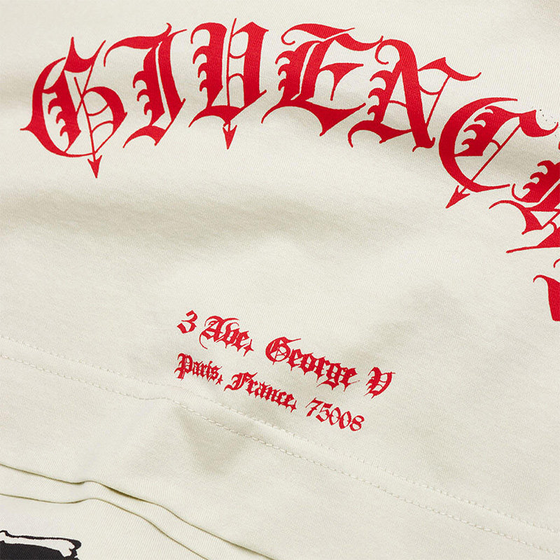 givenchy男士套头衫白色印花卫衣 奢批海外卫衣