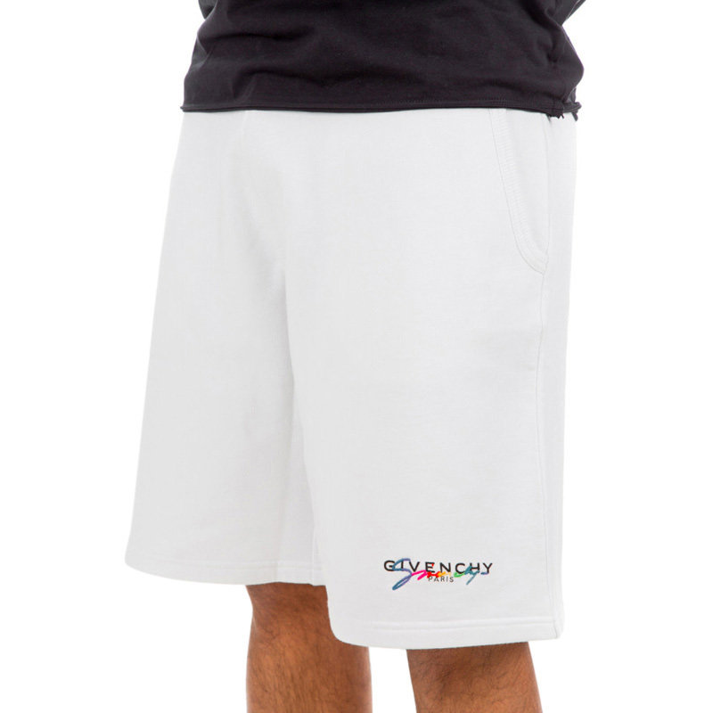 givenchy /纪梵希男装白色棉质短裤 奢批海外休闲裤