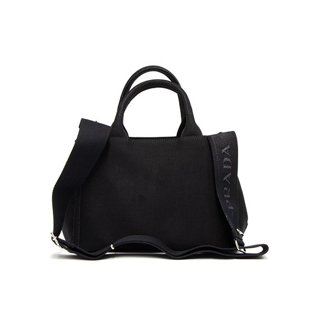 prada女士黑色经典品牌logo手提包 奢批海外女士包袋