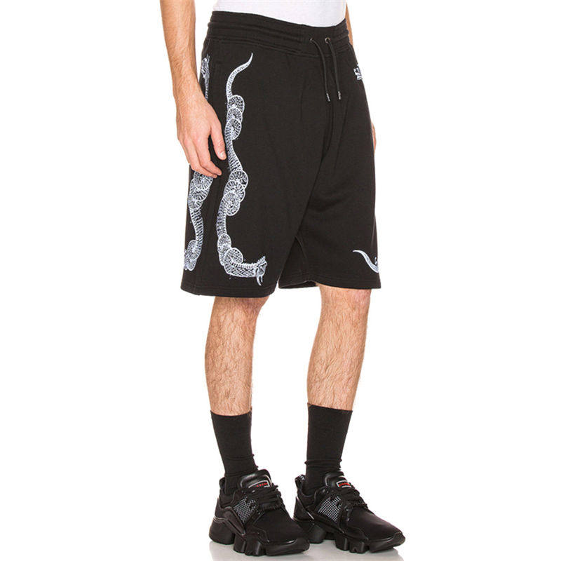 givenchy男士黑色蛇纹短裤 奢批海外休闲裤