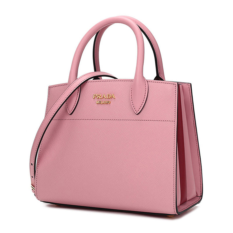 prada官网正品女士新款粉色单肩包 奢批海外女士包袋