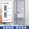 Side opening style anti-mosquito door curtain