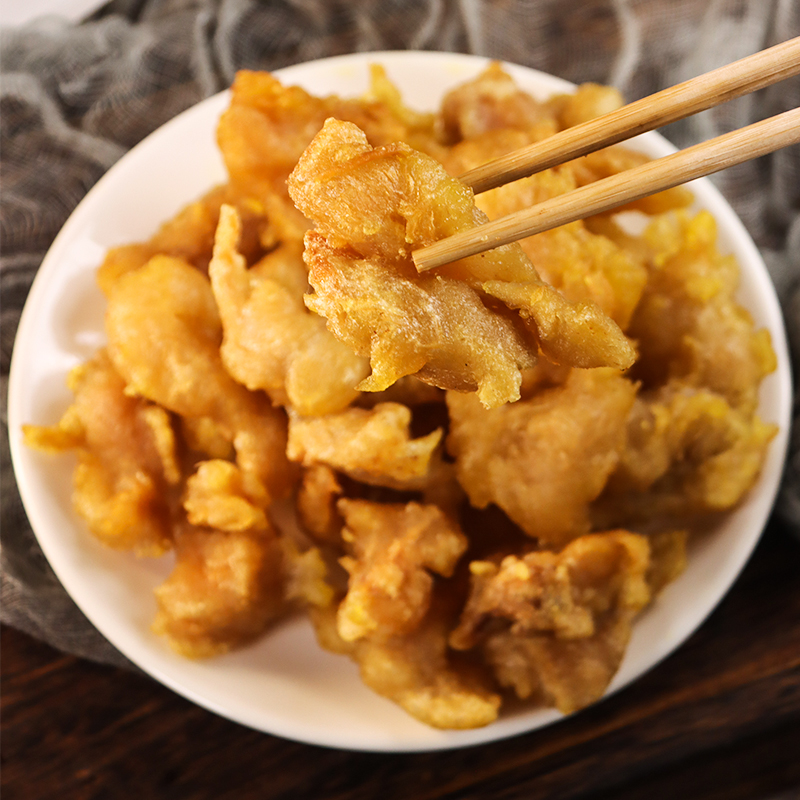 酥炸猴头菇300g*2袋半成品原味空气炸锅小吃冷冻食材家用商用批发