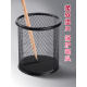 Deli circular metal grid pen holder