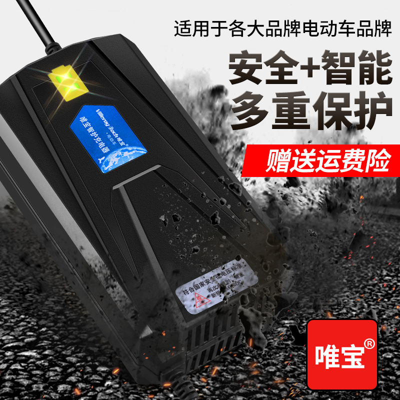 电动车电瓶车充电器输入AC220V50Hz230W输出DC48V(最高59V)3.0A - 图1