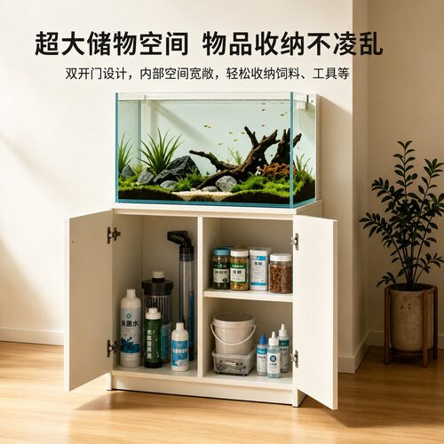 鱼缸放置柜底柜家用隔断专用架子底座柜子承重底座承重客厅落地 - 图0