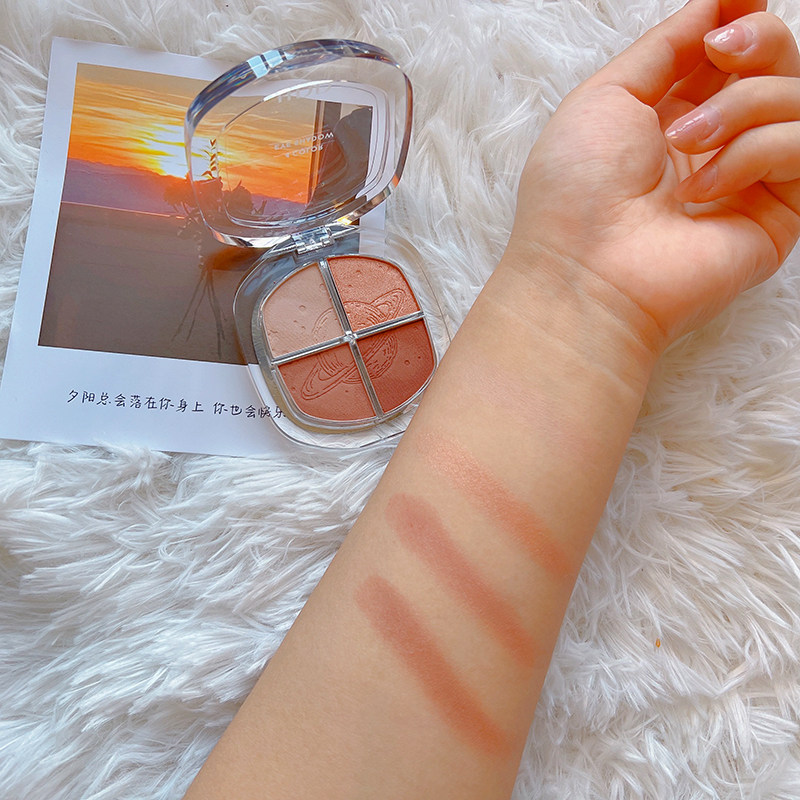 简简单单睛彩美眸四色高光眼影盘 简简单单化妆品眼影