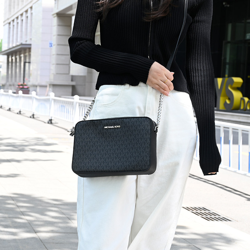 mk专柜款女士小方包经典标志斜挎包 GRACE海外女士包袋
