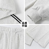 Charles Peach Heart Striped Sports Set Men and Women Spring and Autumn Long Sleeve Cardigan Sweater Straight Trousers Two-piece Set