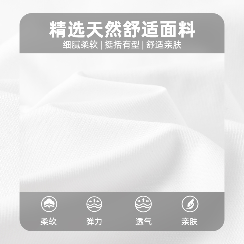 查尔斯桃心 字母刺绣短袖T恤男女纯棉夏季宽松2025年新款情侣上衣