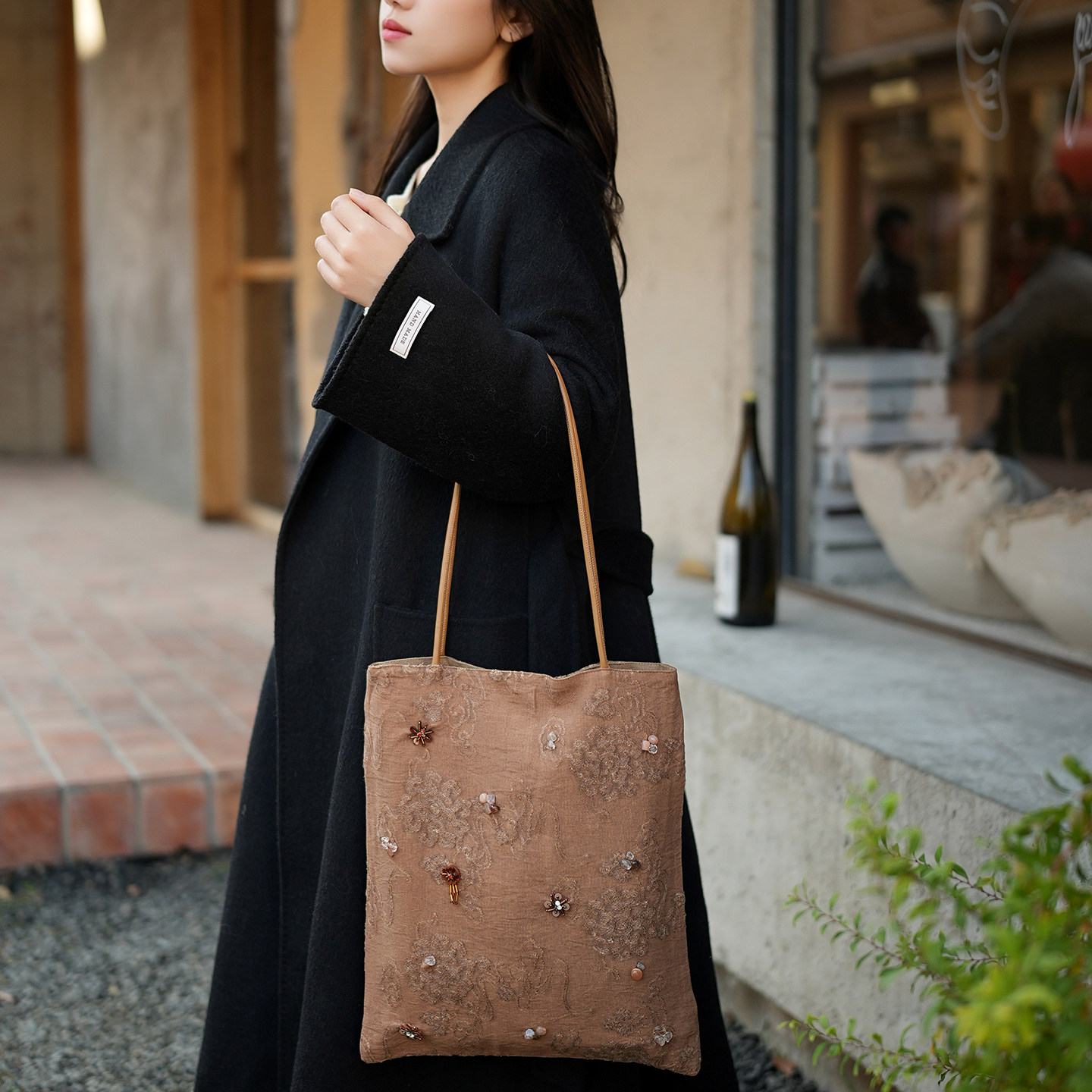 【杭州工艺美术博物馆】晶粹集文创单肩包手拎包文化创意包袋