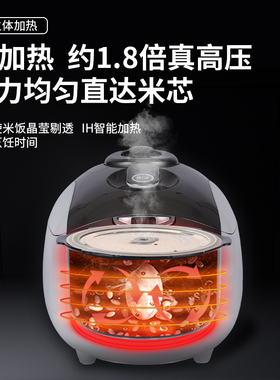 福库智能迷你1.5升IH压力电饭煲