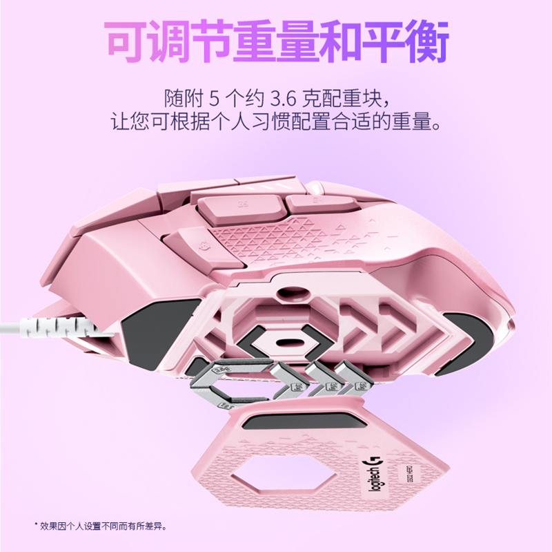 Subsidy Logitech G502hero Nebula color wired e-sports game mechanical mouse G502hero Dominator