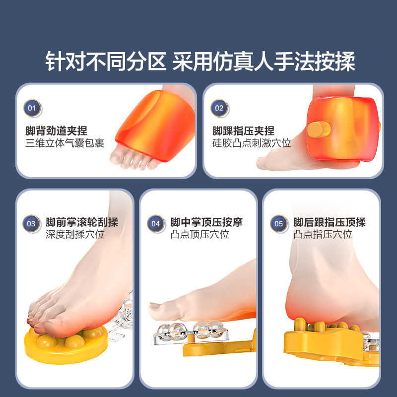 奥克斯脚底按摩器全自动足疗机揉捏按脚神器经络疏通腿部按摩仪,淘宝优惠券,粉丝福利购,淘宝优惠卷