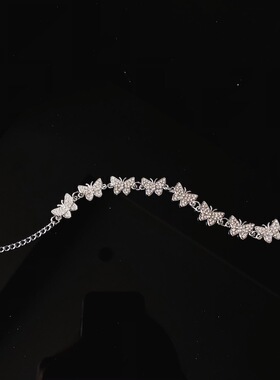 小姐美哭风闪蝴蝶手链y2k辣妹