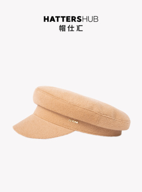 KEYONE海军帽女秋冬出街法式羊毛