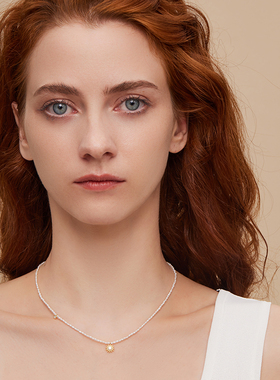 淡水小众设计珍珠项链