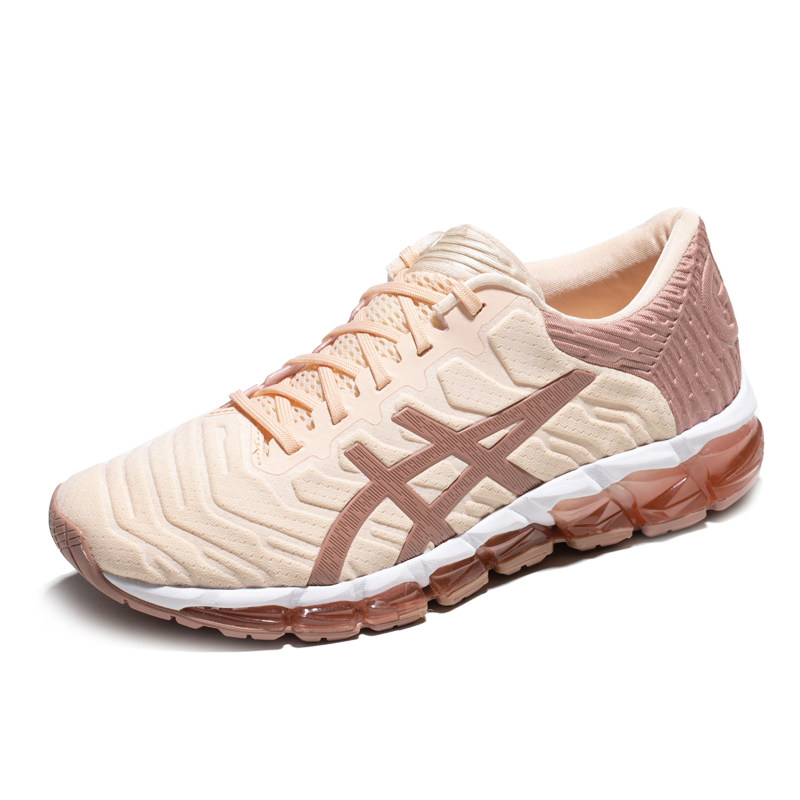 asics女减震5皮粉百搭健身跑步鞋 ASICS海外跑步鞋