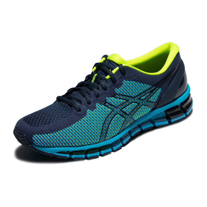 asics男潮流缓震撞色拼接休闲跑鞋 ASICS海外跑步鞋