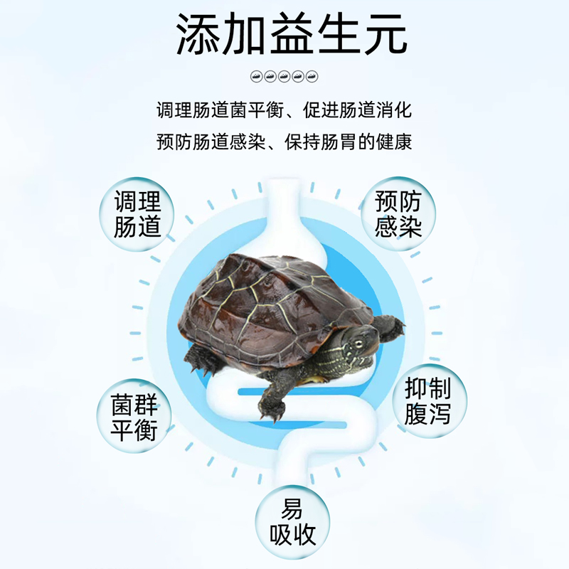 中华草龟专用龟粮乌龟饲料墨龟半水龟幼龟小龟食物通用上浮型颗粒 - 图1