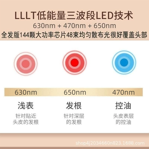Сырые шляпы для волос Инфракрасные лазерные волосы, анти -проницательные, уход за волосами, уход за волосами, способствуя увеличению волос с физиотерапевтической кепкой для волос.