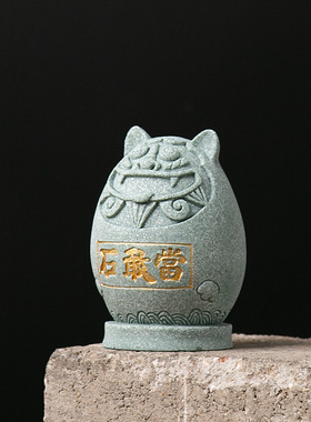 泰山石敢当乔迁摆件青砂石家居小摆设装饰旅游吉祥物中国风