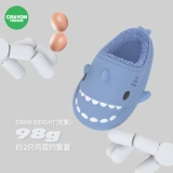 Акула, тапочки, зимняя мужская нескользящая плюшевая обувь для влюбленных, Южная Корея