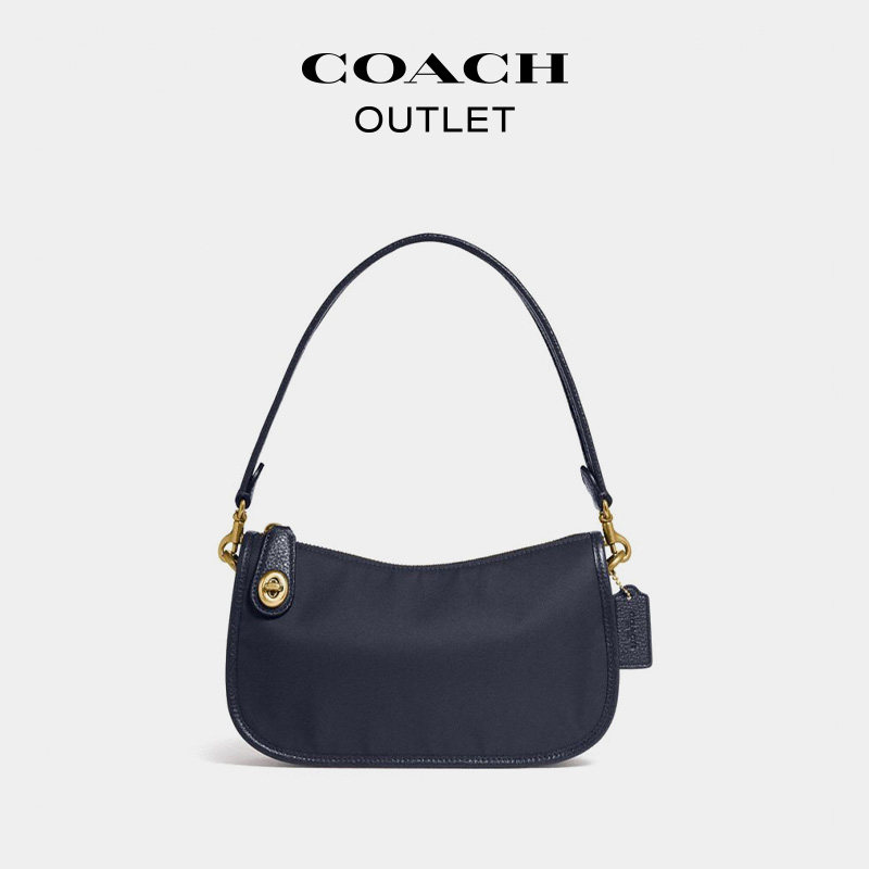 coach /蔻驰女士经典款腋下麻将包 COACHoutlet女士包袋