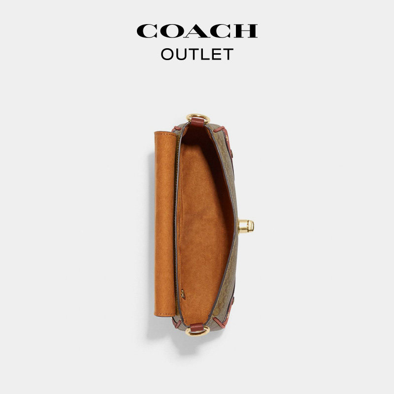 coach /蔻驰奥莱经典标志单肩包 COACHoutlet女士包袋