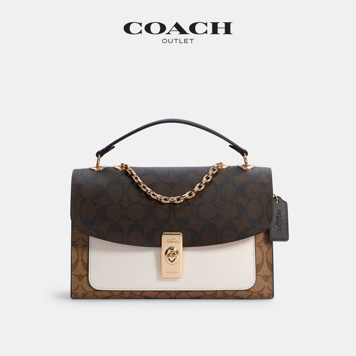 【入会领券】coach /蔻驰奥莱单肩包 COACHoutlet女士包袋