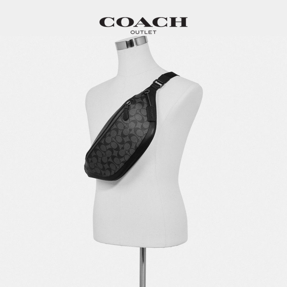 【4000-800】coach /蔻驰奥莱男包 COACHoutlet胸包