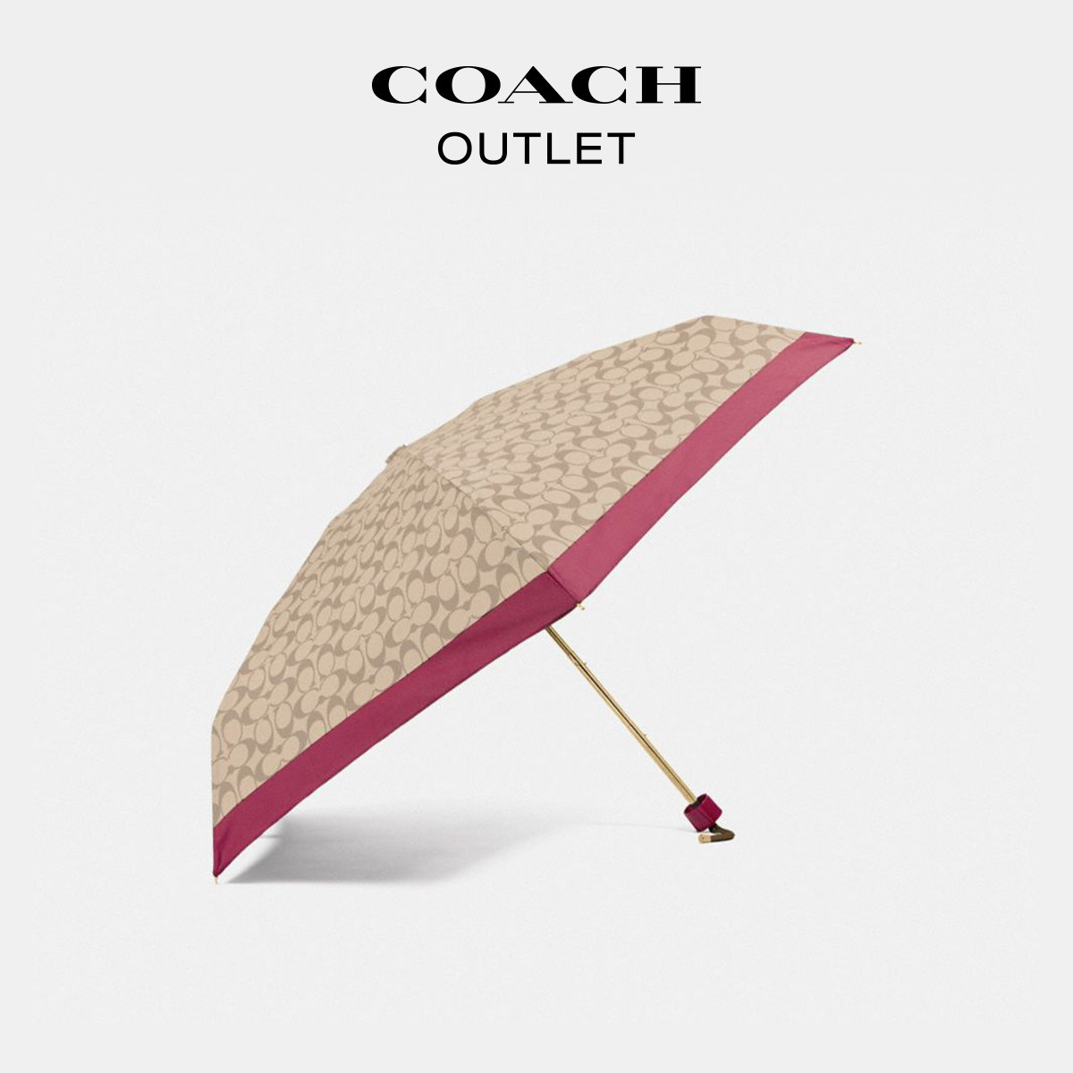 coach /蔻驰奥莱女士经典迷你伞 COACHoutlet其他配件