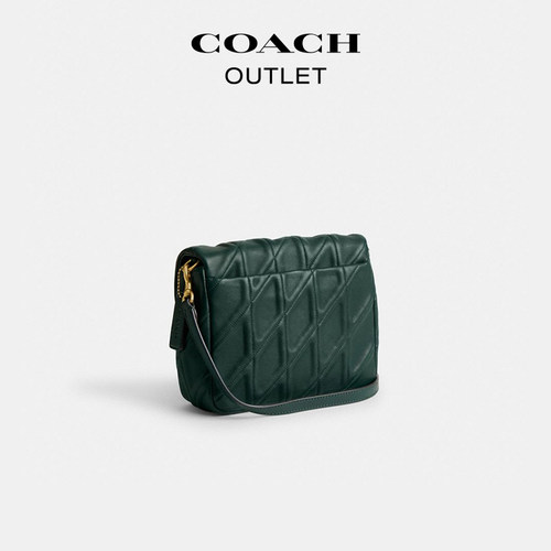 【礼物】COACH/蔻驰奥莱女士TIMES SQUARE绗缝TABBY单肩包 - 图2